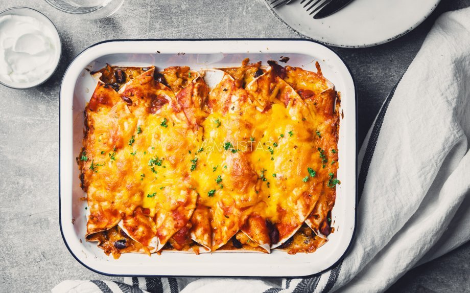 Dobroty na každý deň: Tortilové závitky s kuracím mäsom a syrom