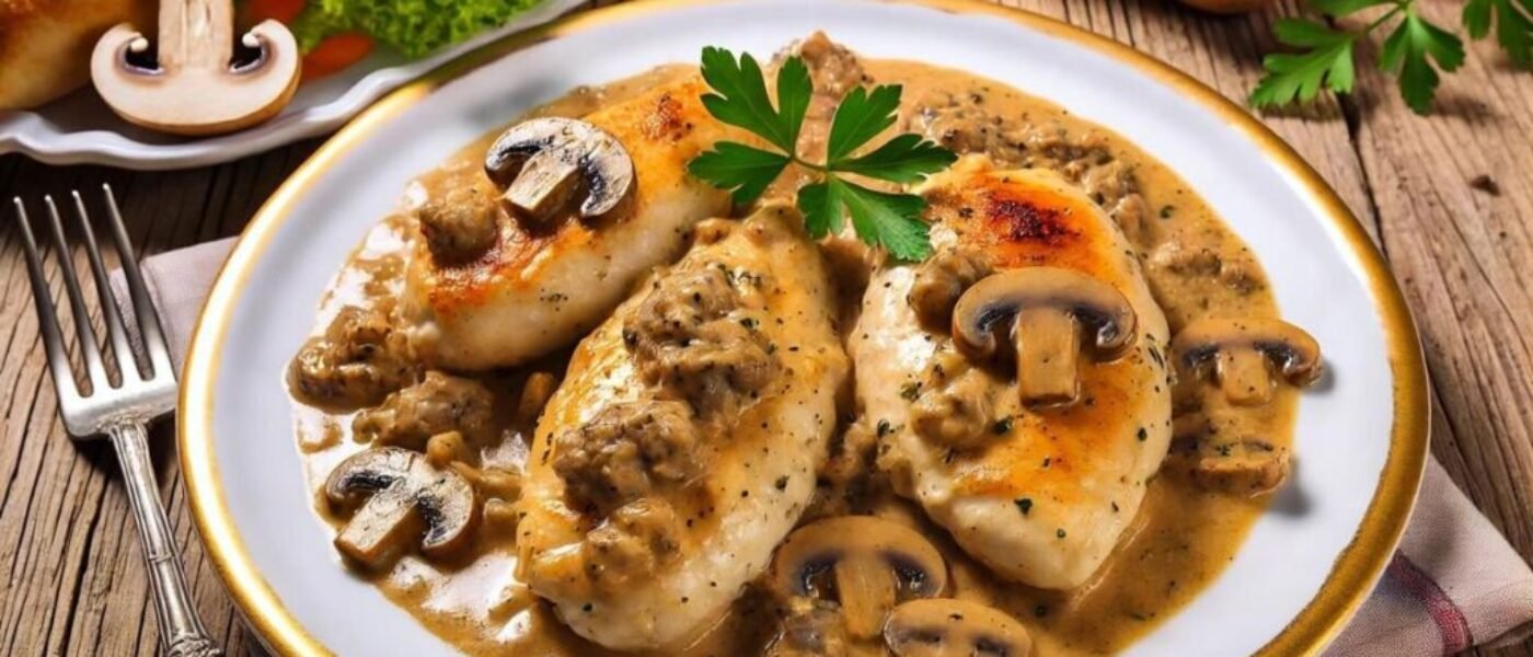 Dobroty na každý deň: Šťavnaté kuracie prsia s hubami a voňavou horčicovou omáčkou