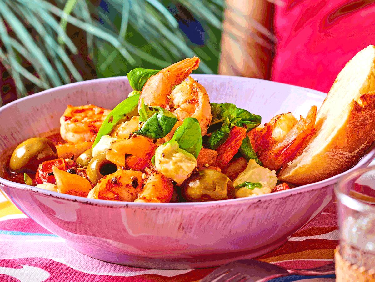 Dobroty na každý deň: Caprese di Mare s krevetami