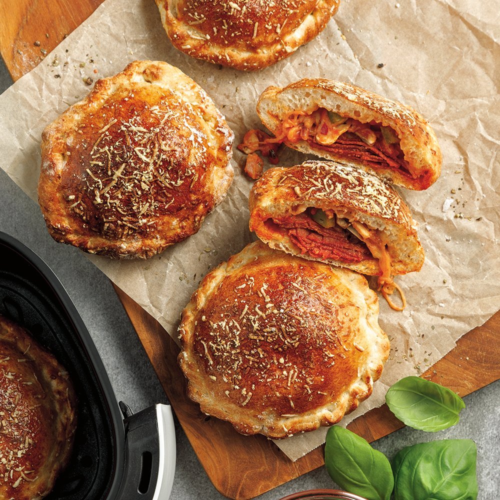 Pizza-vrecúška z teplovzdušnej fritézy — rýchly a chrumkavý domáci hit