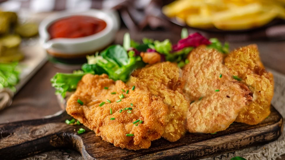 Kuracie šnicle so špenátom a parmezánom