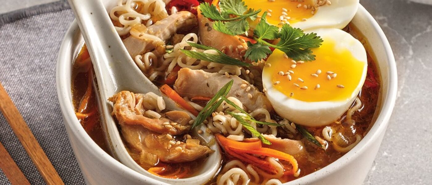 Dobroty na každý deň: Ramen polievka s kuracím mäsom