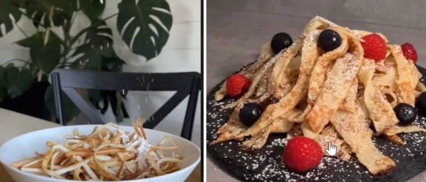 Špagetové palacinky, ktoré pobláznili internet