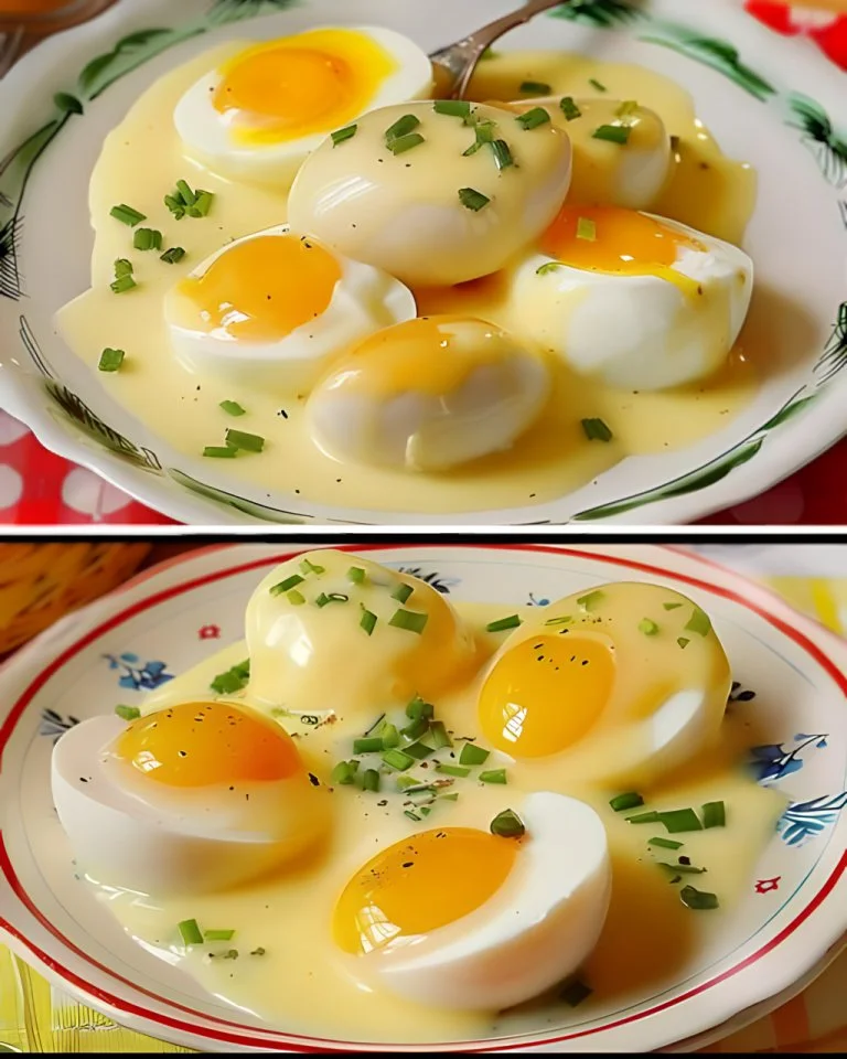Chutné vajíčka v horčicovej omáčke
