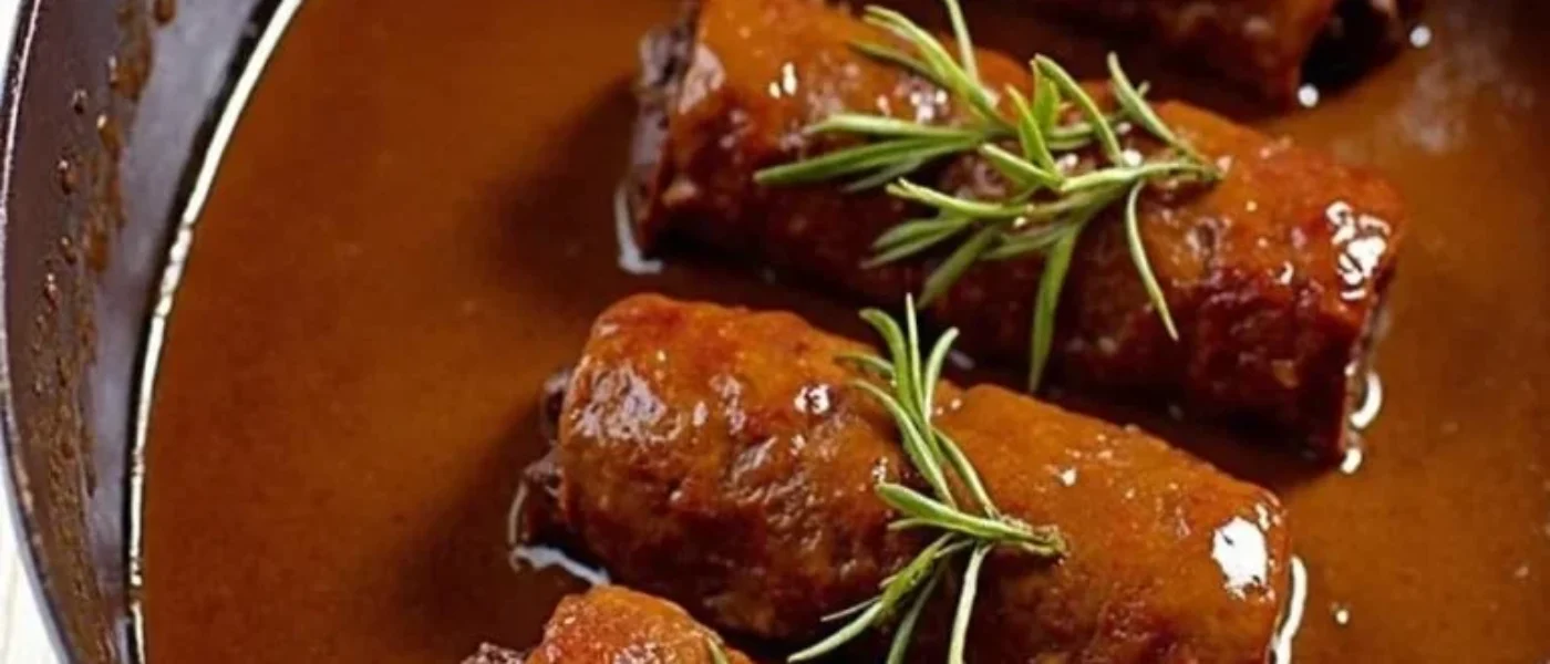 valky Klasické nemecké hovädzie roládky so slaninou a uhorkou