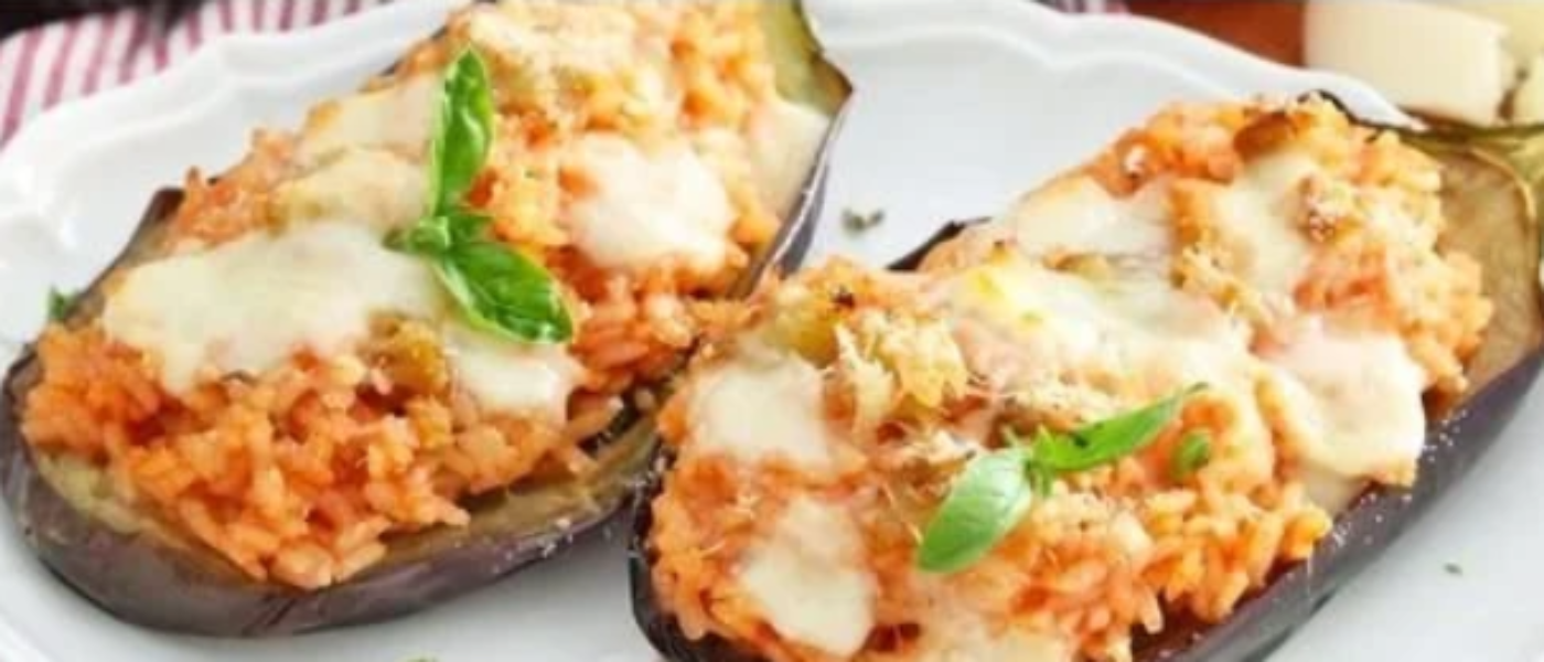 Plnené baklažány s ryžou a dvoma syrmi – Talianska inšpirácia na každý stôl