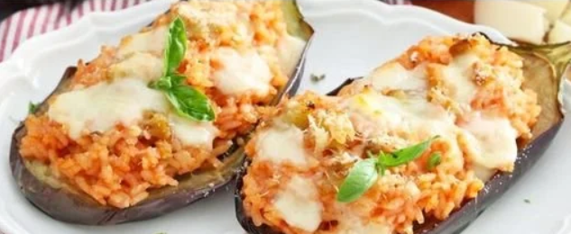 Plnené baklažány s ryžou a dvoma syrmi – Talianska inšpirácia na každý stôl