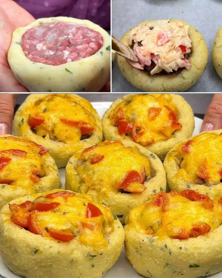 Zemiakové košíčky s mäsom a syrom – pohodlná večera, ktorá si získa každého