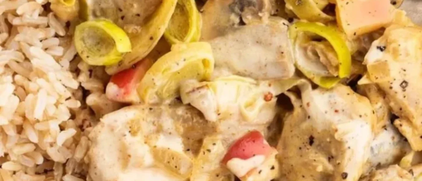 vegi kari Vegetariánske curry s rastlinnými kúskami „kurčaťa“