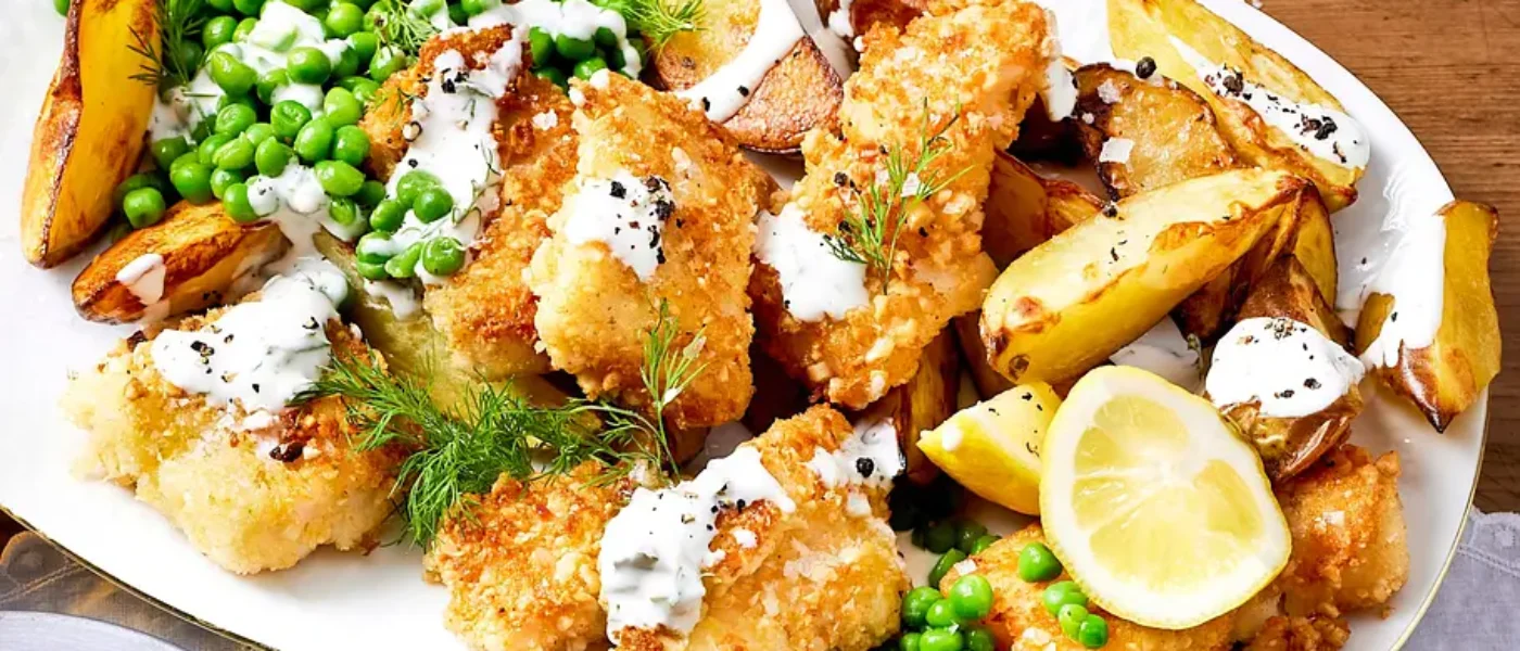 Arašidové “fish & chips” – zdravá verzia klasiky