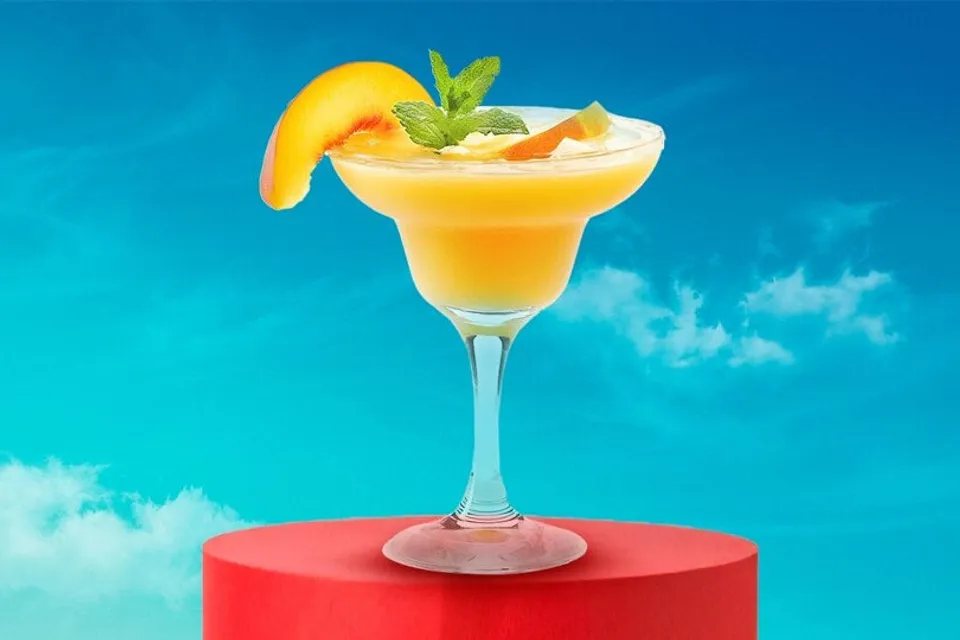 Úžasná broskyňová margarita