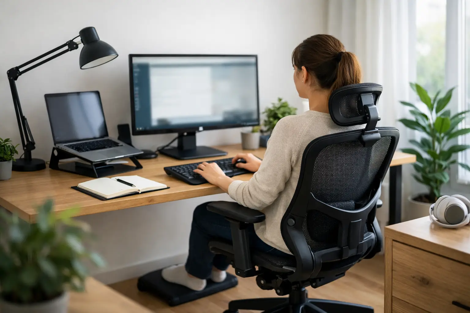 Ergonomické pracovné miesto doma bez chýb Ergonomické pracovné miesto doma bez chýb